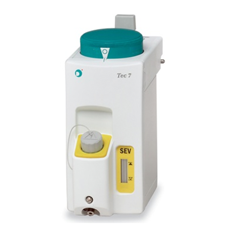 Datex Ohmeda Tec 7 Sevoflurane Anesthesia Vaporizer - For Sale