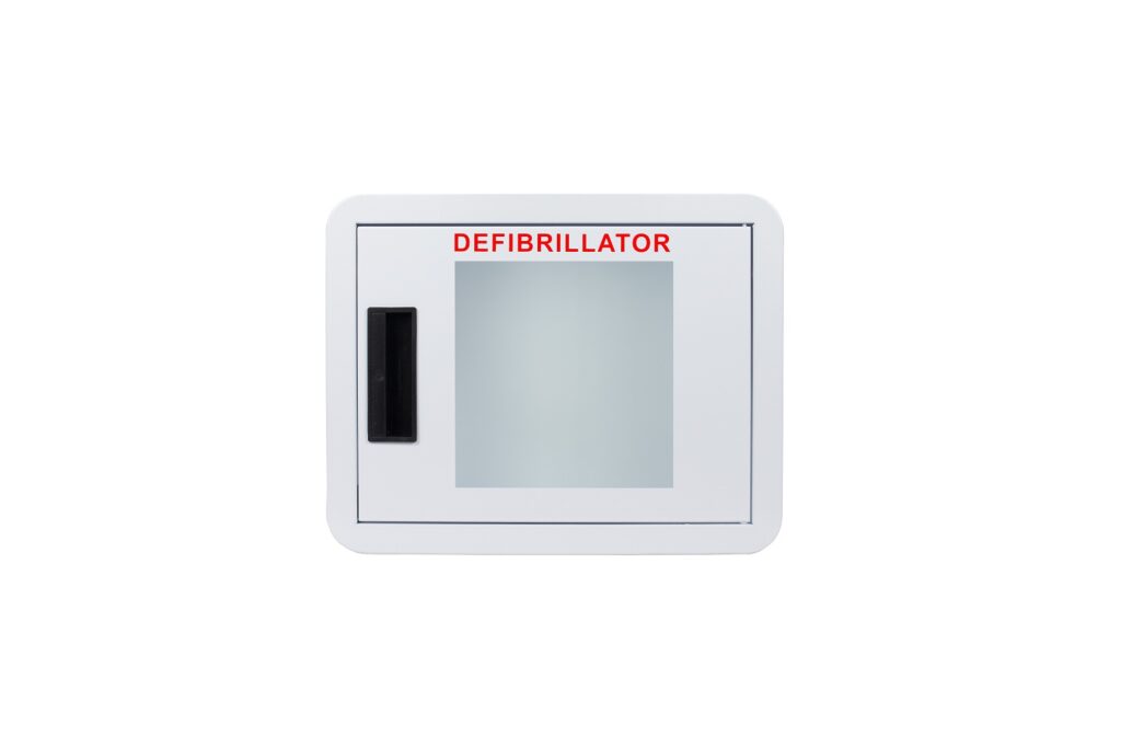 Premium Compact AED Cabinet without Alarm - Cubix Safety CB1-Sn