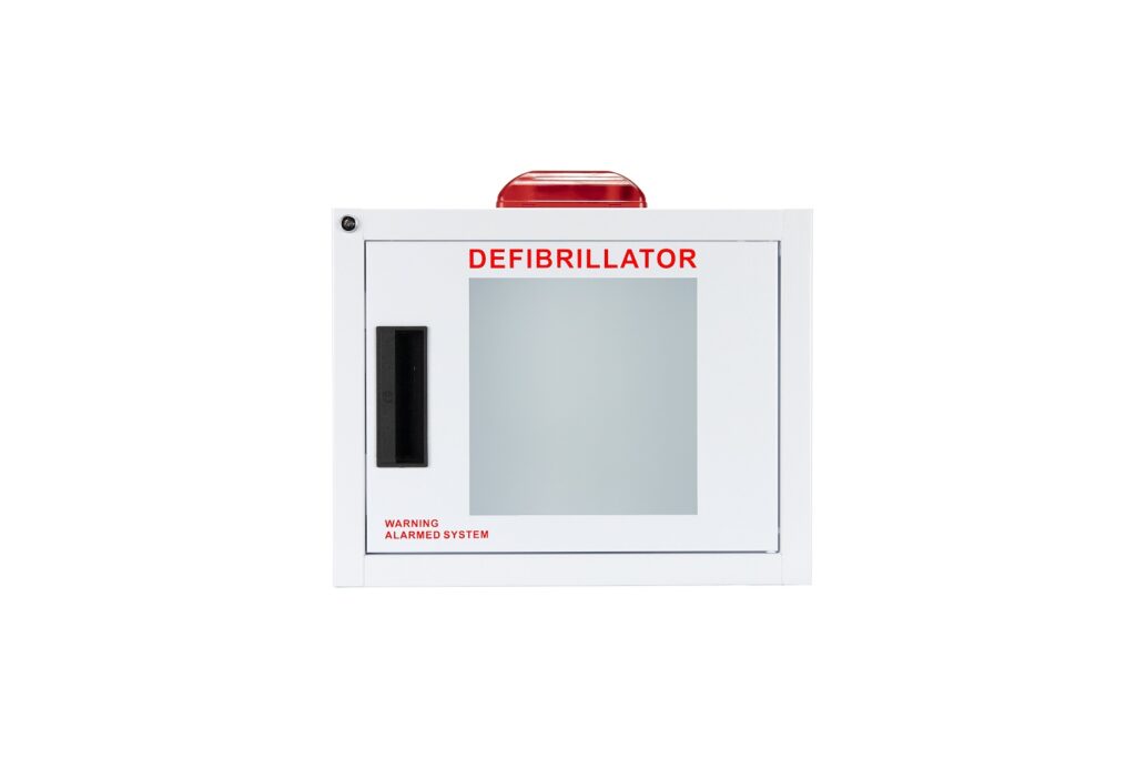 Standard Compact AED Cabinet with Alarm & Strobe - Cubix Safety CB2-Ss