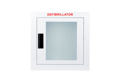 Fully Recessed Large Non-Alarmed Deﬁbrillator Wall Cabinet with Window - Cubix Safety FR-Ln