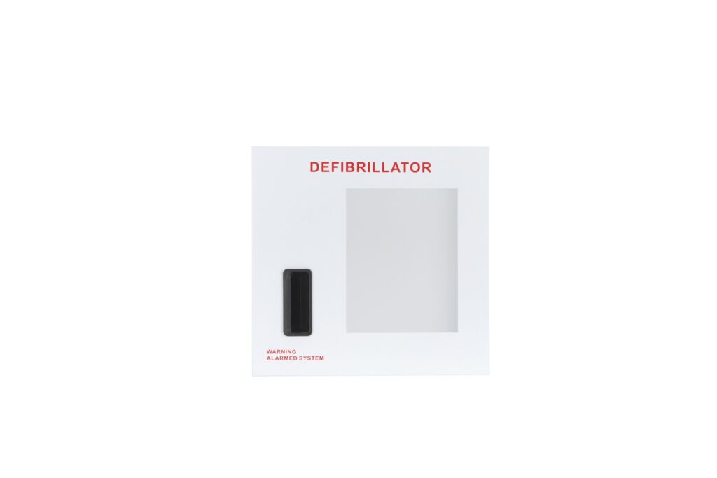 Standard Short ADA-Compliant AED Cabinet - Cubix Safety ADA-02