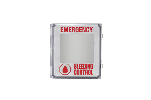 Outdoor Bleeding Control Cabinet with Keypad Alarm - Cubix Safety OWC-BC-k