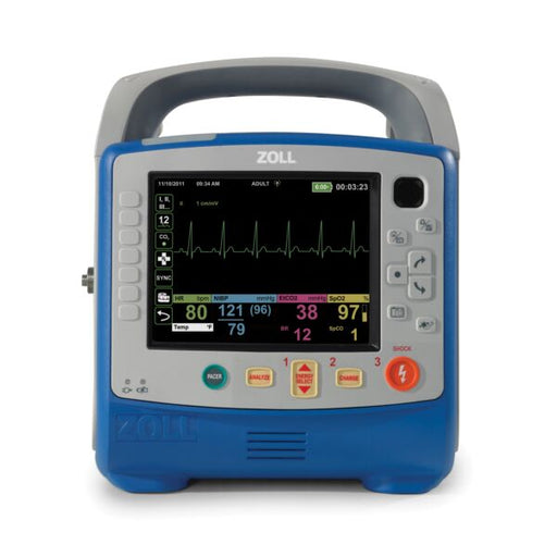 X Series, Monitor/Defibrillator, 12 LD w/ INTERP, ECG, Pacing, NIBP, SPO2, CPR Expansion Pack, ETCO2, DMST - Zoll 601-2221011-01