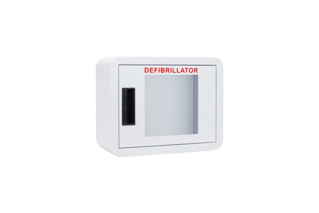 Premium Compact AED Cabinet without Alarm - Cubix Safety CB1-Sn