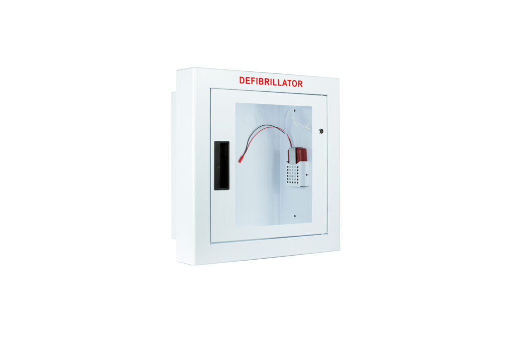 Semi-Recessed Large Cabinet with Alarm - Cubix Safety SR-L