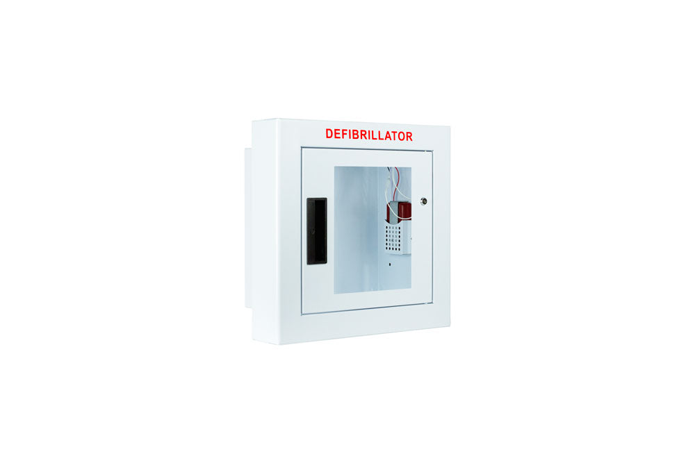 Semi-Recessed Compact Cabinet with Alarm - Cubix Safety SR-S