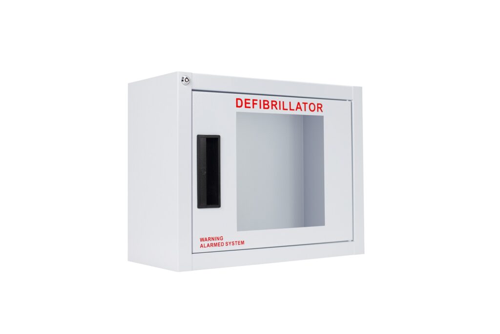 Standard Compact AED Cabinet with Alarm - Cubix Safety CB2-S