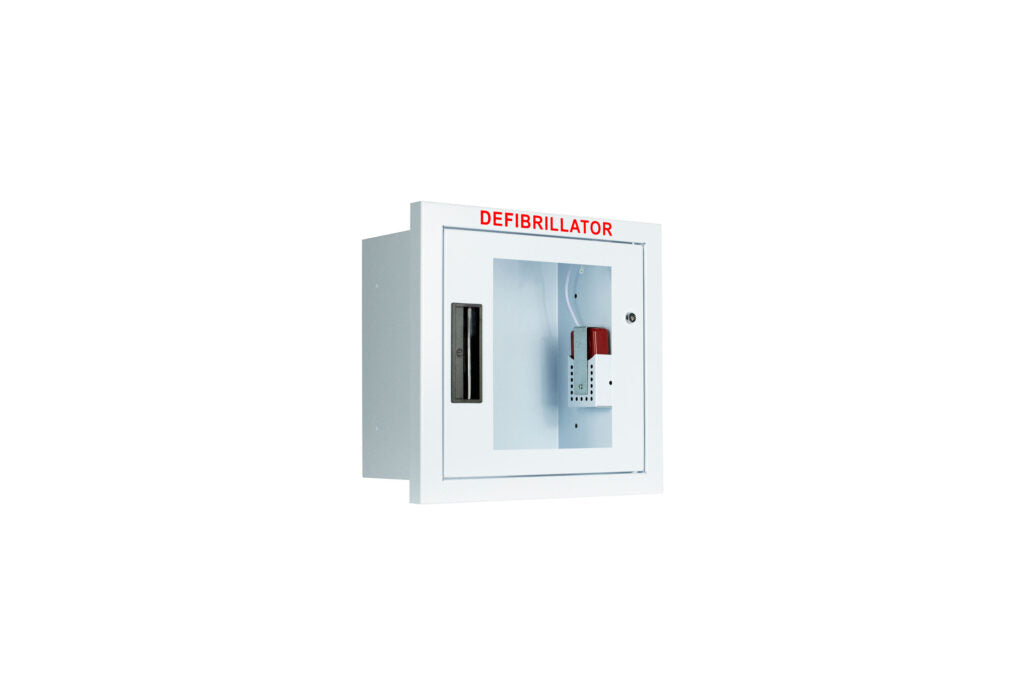 Fully Recessed Compact Cabinet with Alarm - Cubix Safety FR-S