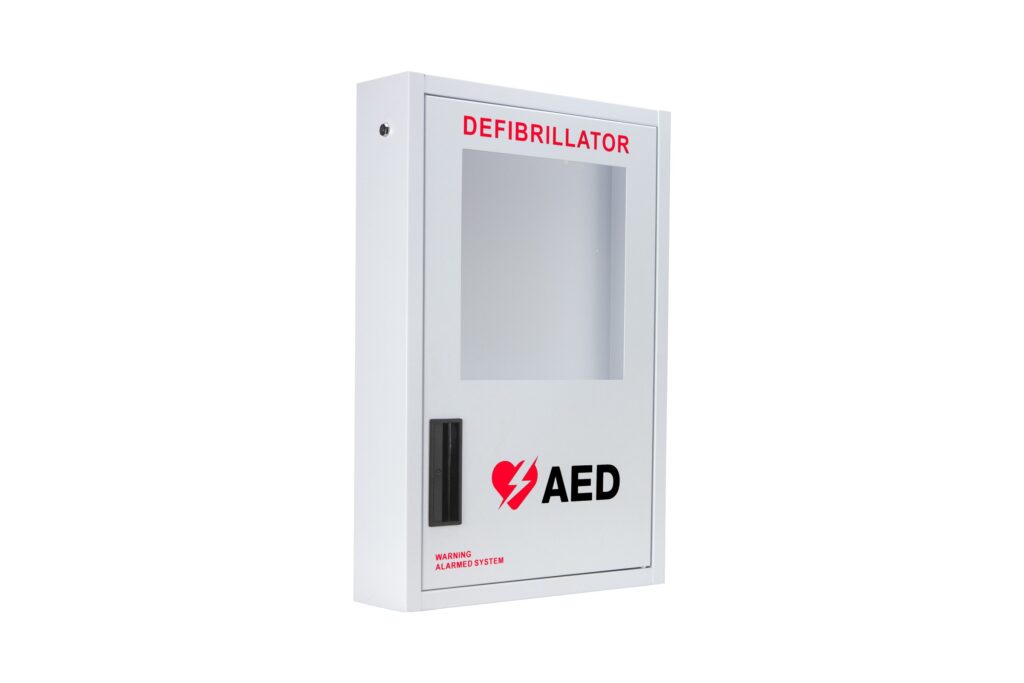 Standard Tall ADA-Compliant AED Cabinet - Cubix Safety ADA-01