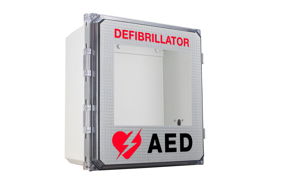 Outdoor AED Cabinet without Alarm - Cubix Safety OWC-n