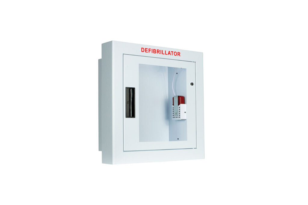 Semi-Recessed Large Cabinet with Alarm - Cubix Safety SR-L