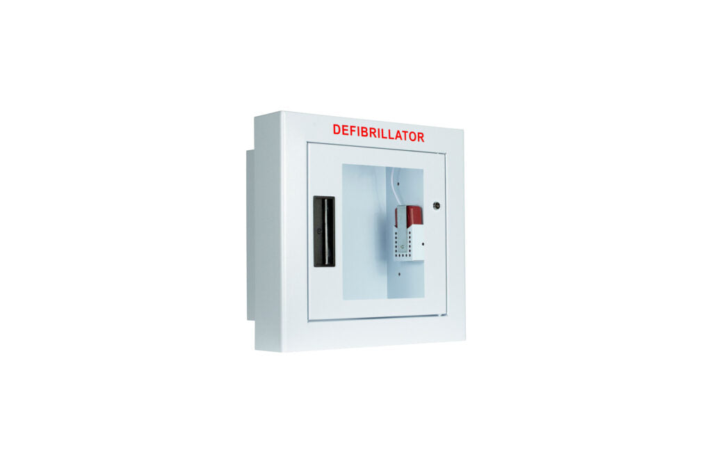 Semi-Recessed Compact Cabinet with Alarm & Strobe - Cubix Safety SR-Ss