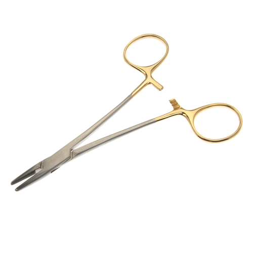 Symmetry® Needle Holder, Baumgartner, Tungsten Carbide, 5 in - Symmetry/Bovie 32-110