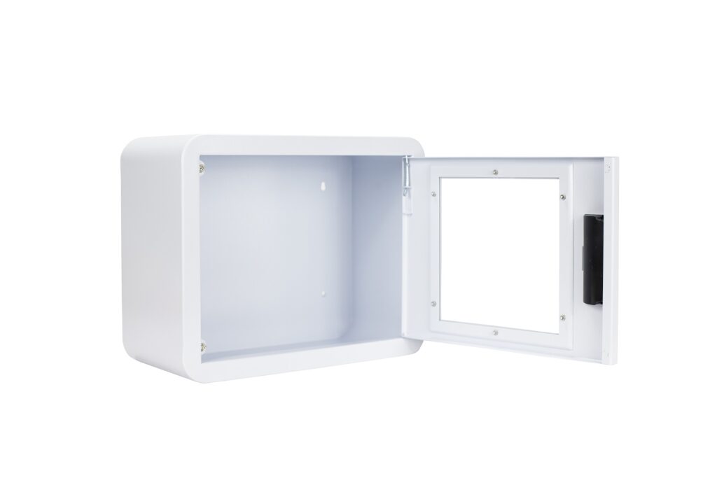 Premium Compact AED Cabinet without Alarm - Cubix Safety CB1-Sn