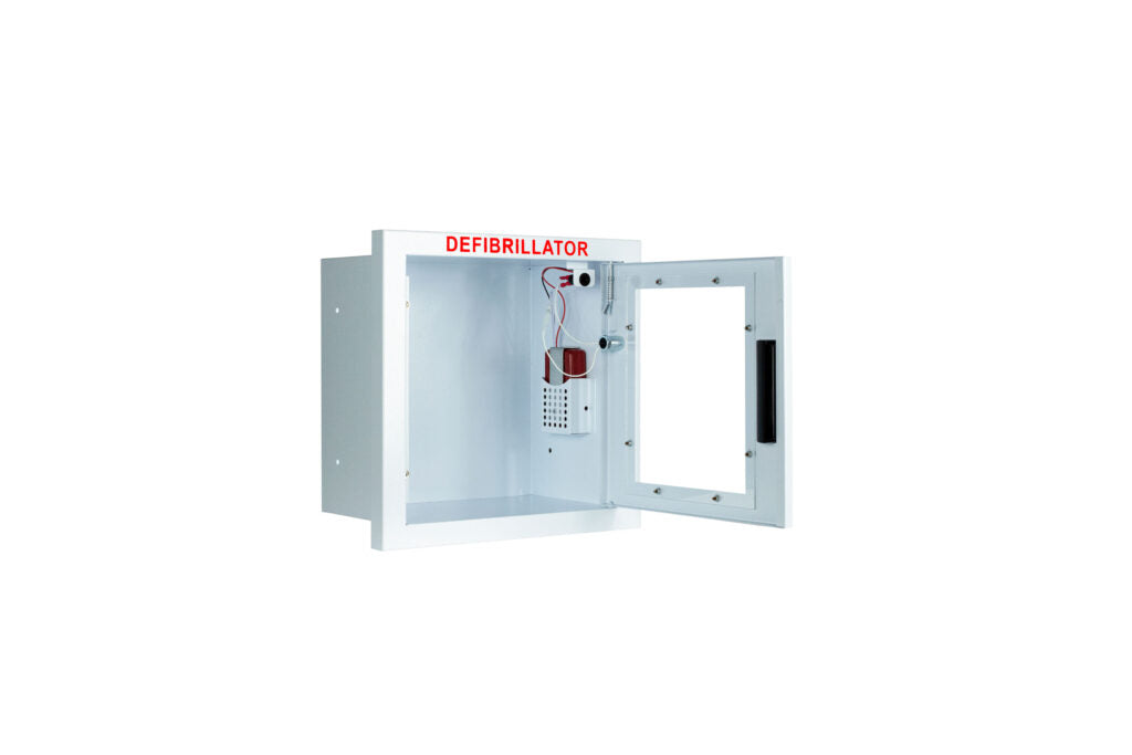 Fully Recessed Compact Cabinet with Alarm - Cubix Safety FR-S