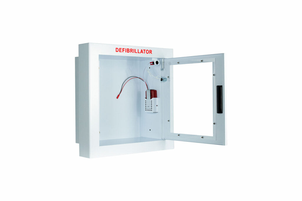 Semi-Recessed Large Cabinet with Alarm & Strobe - Cubix Safety SR-Ls