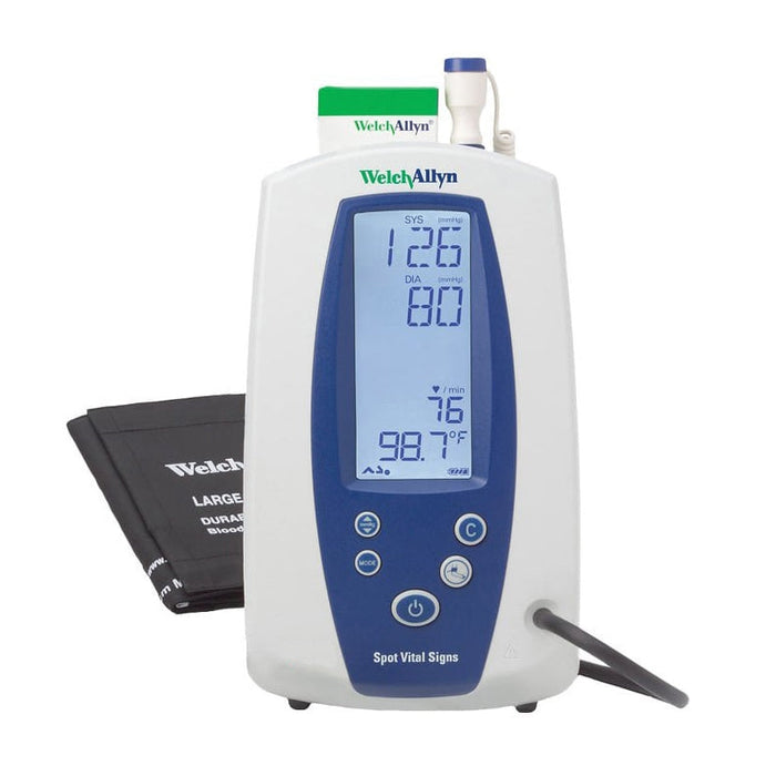 Welch Allyn Spot Vital Signs Monitor- NIBP, Temp, Pulse Rate, MAP (Refurbished)