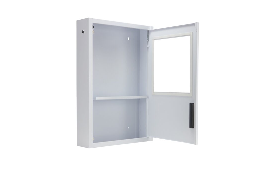 Standard Tall ADA-Compliant AED Cabinet - Cubix Safety ADA-01