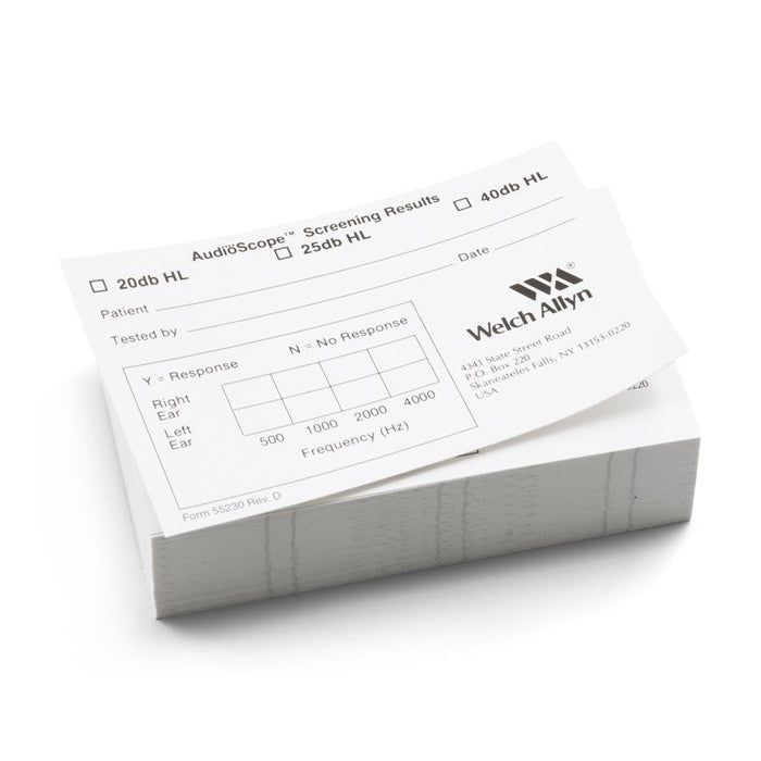 Recording Form(Box Of 1000) - Welch Allyn 55230