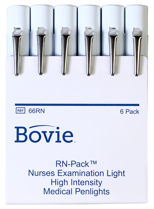 Penlight w/Pupil Gauge, 6/pack - Symmetry/Bovie 66RN