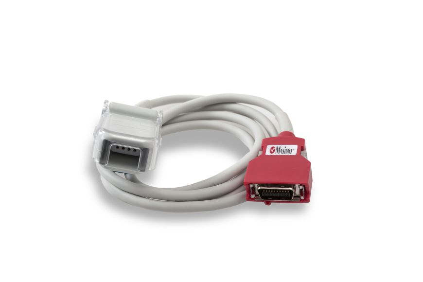 Red MNC Patient Cable, 4 FT, X Series - Zoll 8000-000460