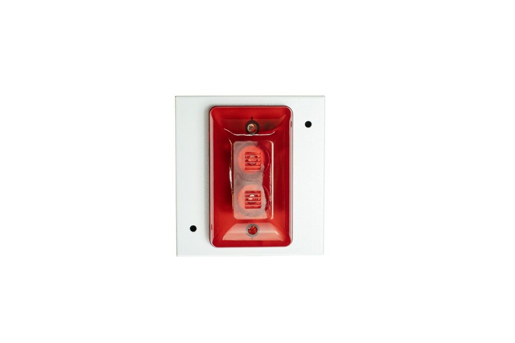 Semi-Recessed Large Cabinet with Alarm & Strobe - Cubix Safety SR-Ls