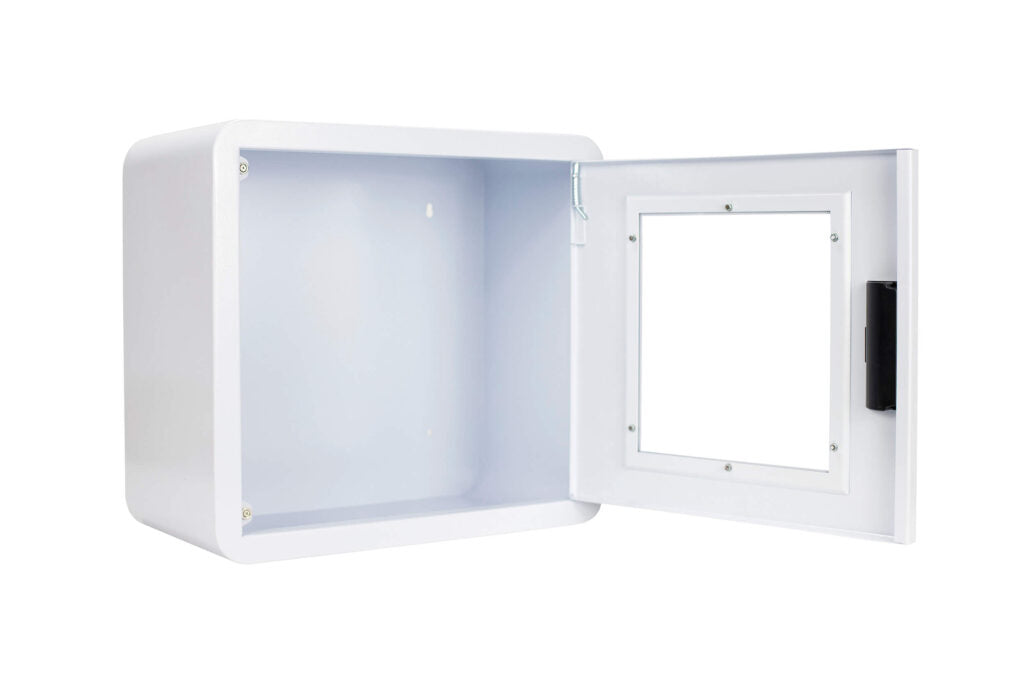 Premium Large AED Cabinet without Alarm - Cubix Safety CB1-Ln