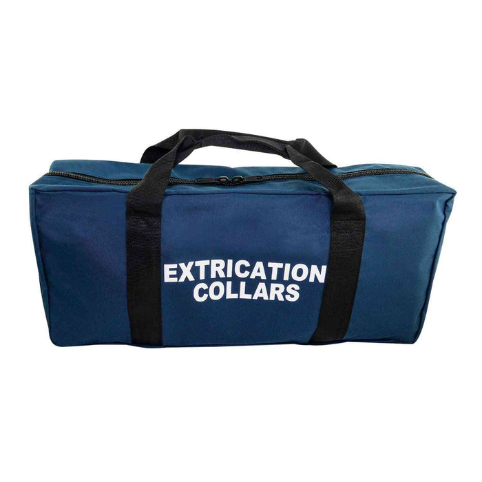 LINE2design EMS Medical Cervical Extrication Collars Bag with Zippered Pockets - Navy Blue - LINE2design