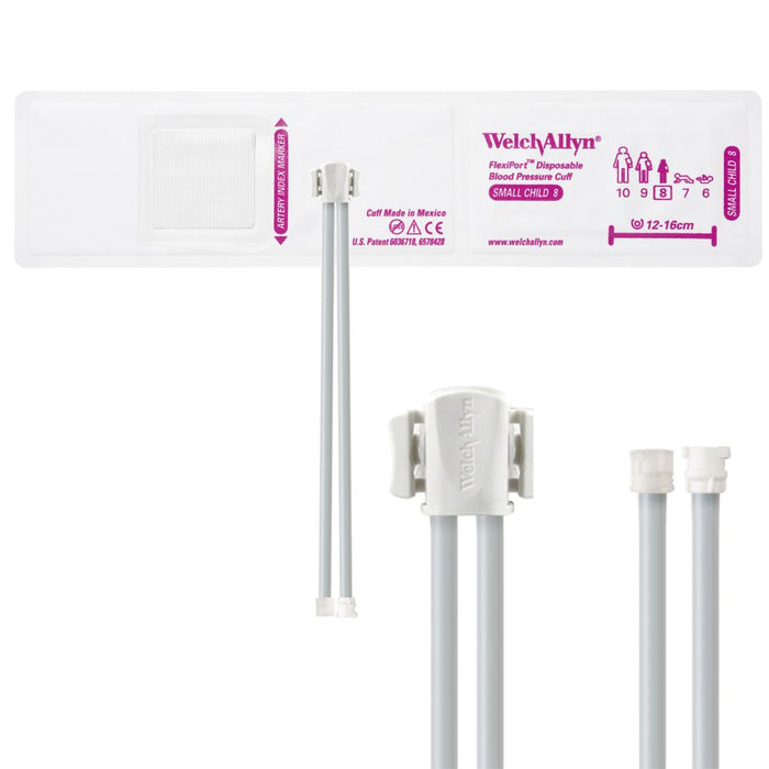 Cuff, Soft, Small Child, 2-Tube, MF - Welch Allyn SOFT-08-2MF