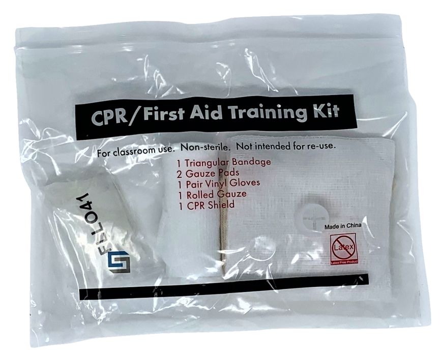 CPR/First Aid Training Kit with CPR Shield  - Cubix Safety C/FATK