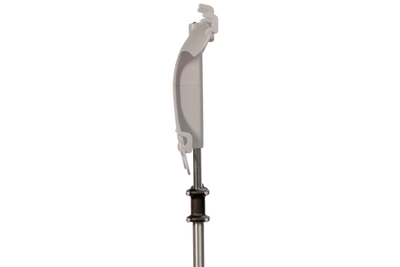 Infusion Pump Stand, 5-Leg Base, With Clearview 6 Hook Top - Pedigo P-1080-CV