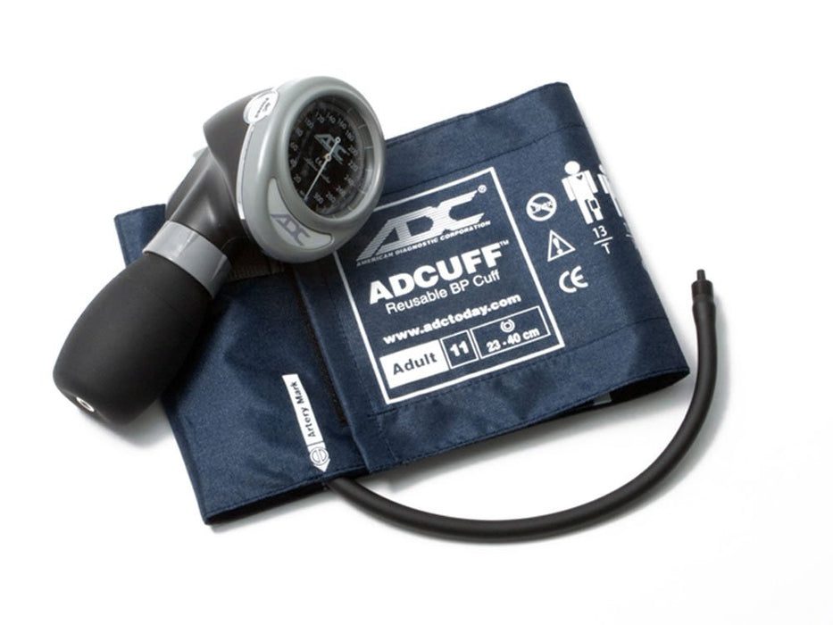 DIAGNOSTIX Palm Aneroid Adult, Navy, LF - ADC 703-11AN