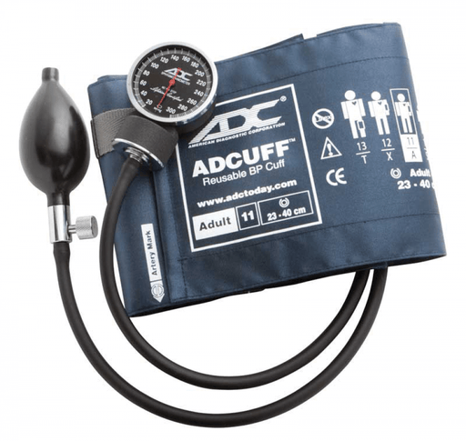DIAGNOSTIX Aneroid Sphyg Adult, Navy, LF - ADC 720-11AN