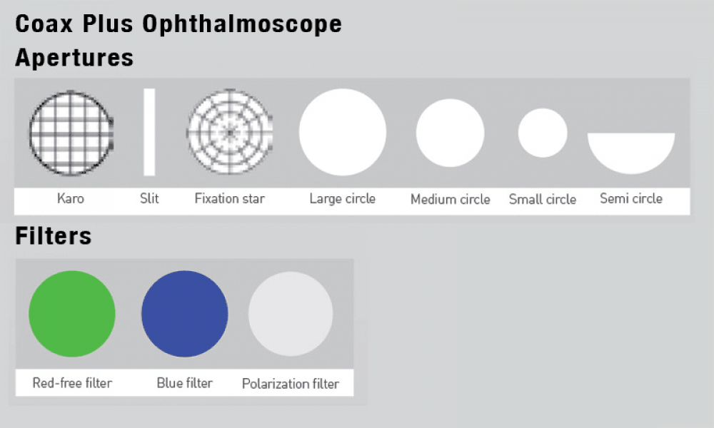 Diagnostix Portable Ophthalmos 3.5v, Coax, LED - ADC 5412L