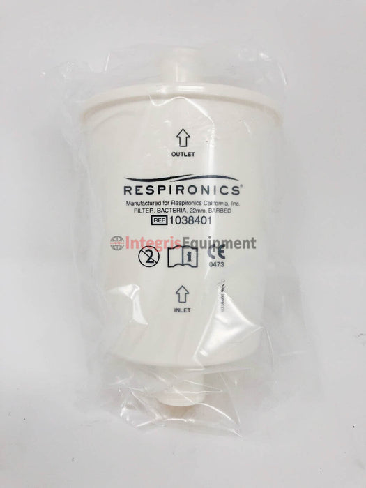 1038401 Philips / Respironics Bacteria Filter for V200 Ventilators